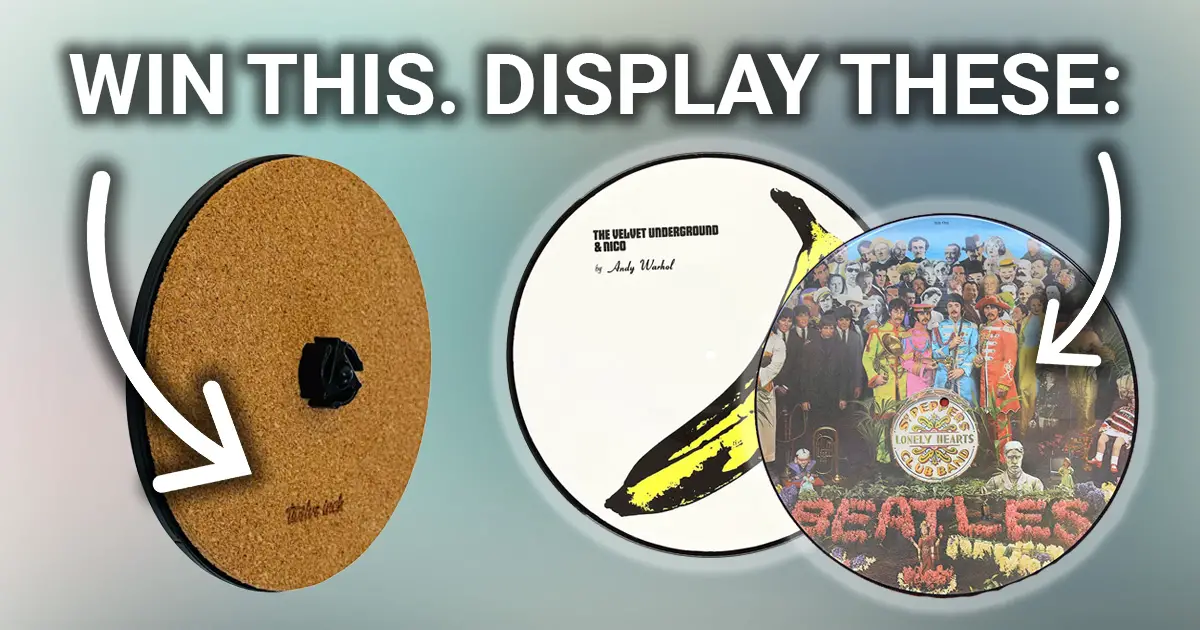 Featured image for “Competition: Win a Twelve Inch Original – Invisible Vinyl Wall Display”