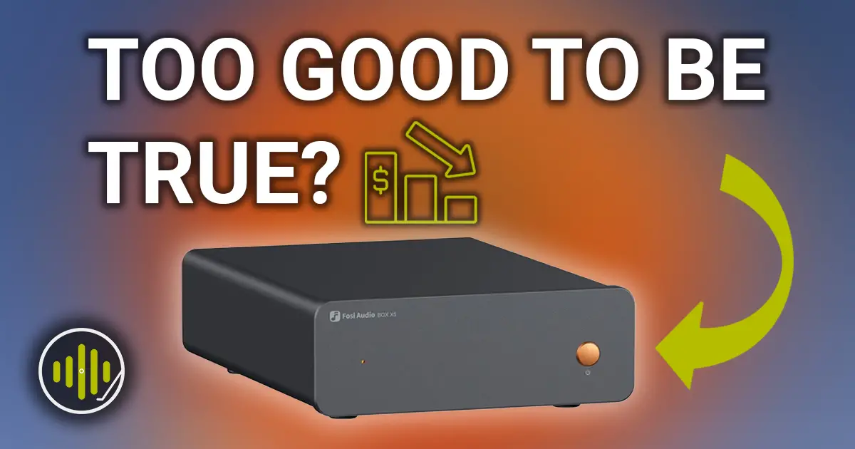 Featured image for “Fosi Audio Box X5: Is it Worth the Hype? New Standard in Phono Preamps?”